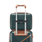 Luggage set of 4 pieces (14/20/24/28) with 4 360 degree