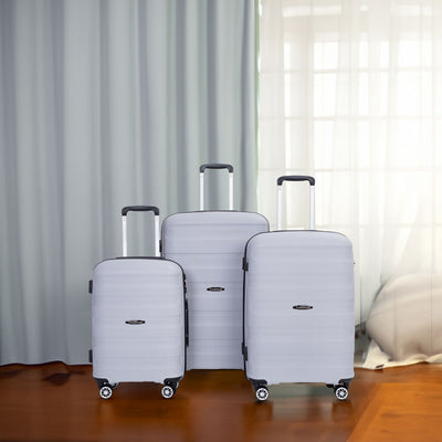 Hardshell Suitcase Spinner Wheels PP Luggage Sets Lightweight Durable