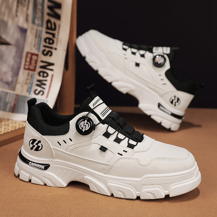 men's casual leather sneakers