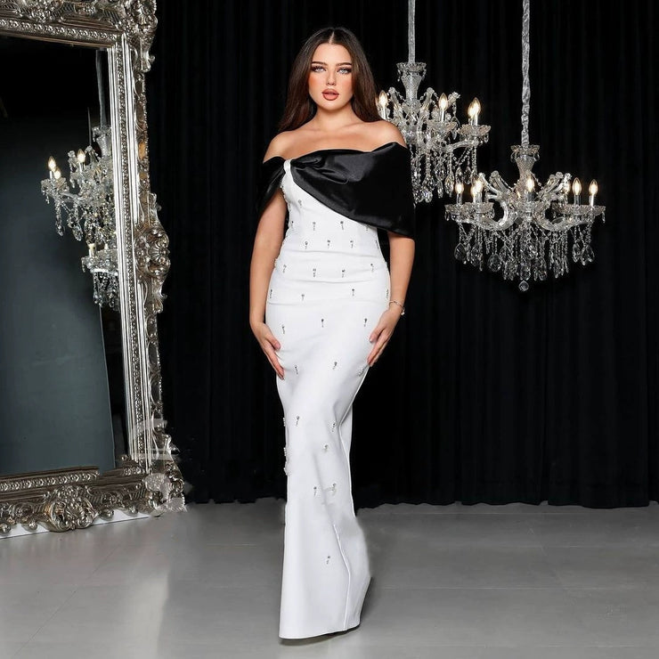 Bandage Evening Dress Elegant and Sexy One-Shoulder Dress