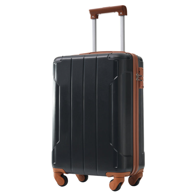 Hard shell luggage set 6-piece luggage set, expandable lightweight