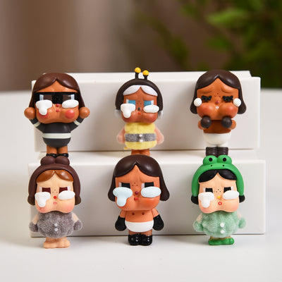 Standing and Crying Baby Series Cute Grain Modified Baby DIY Pendant Accessories Handmade Doll
