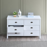 SAFARI 6-drawer main dressing table with interlocking drawer function