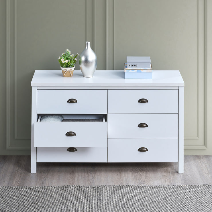 SAFARI 6-drawer main dressing table with interlocking drawer function