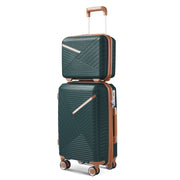 Luggage set of 4 pieces (14/20/24/28) with 4 360 degree