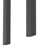 Set of 2, Modern Tempered Glass Tea Table Coffee Table End Table,