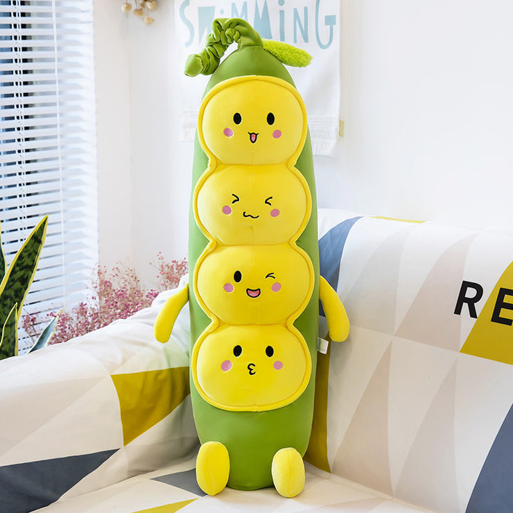 Pea Pillow Plush Toy Long Sleep Doll Caterpillar Grabber Doll