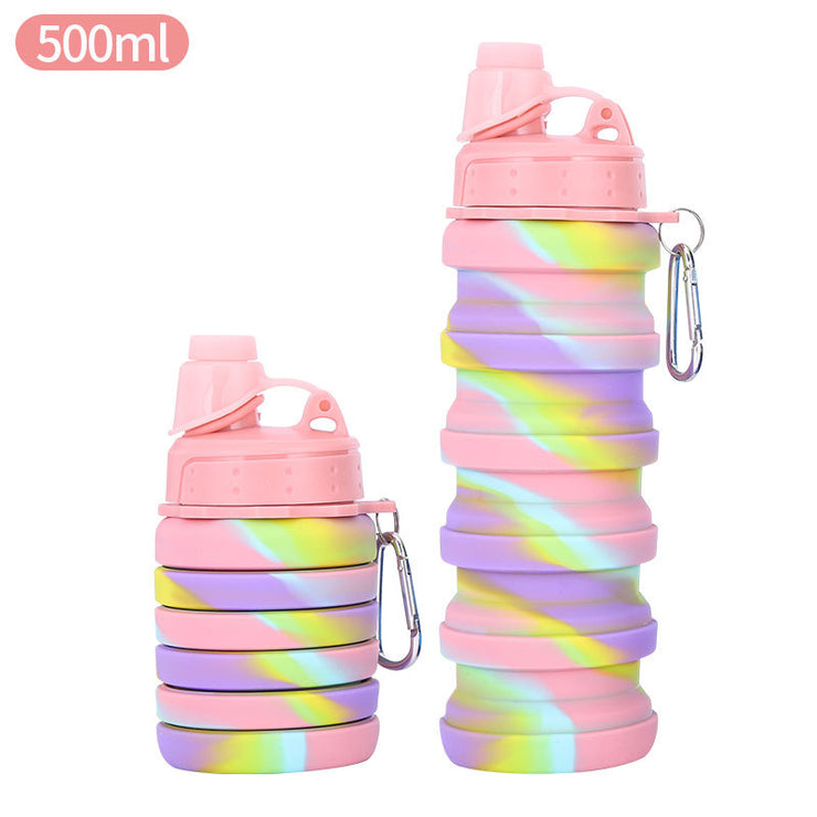 New Silicone Collapsible Sports Water Cups For Men And Women