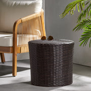 KINGSTOWN RD BARREL SIDE TABLE