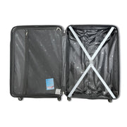 3 Piece Luggage Sets ABS Lightweight Suitcase with Two Hooks