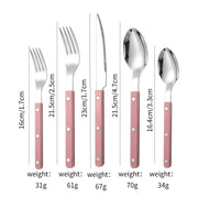 French Rivet ABS Handle Hotel Western Tableware Steak Knife
