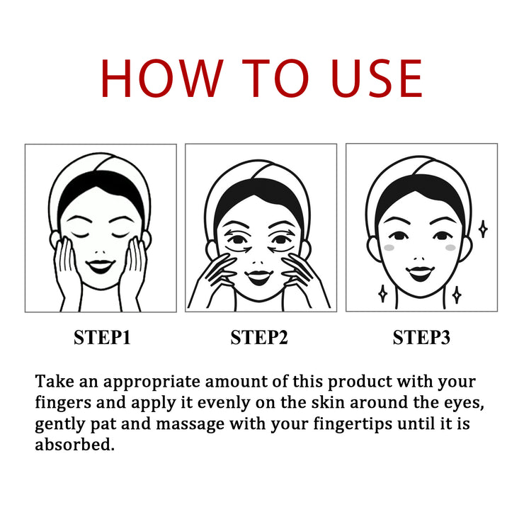 Retinol Firming Eye Cream Moisturizes Around Eyes, Tightens Skin,