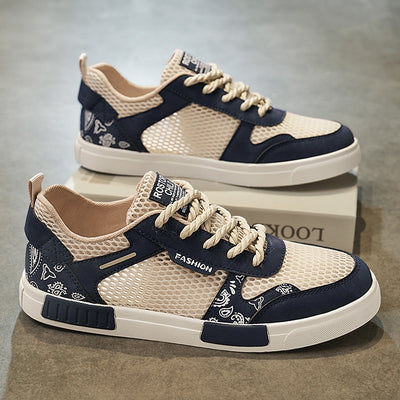 Big Size Hollow Fashion Sneakers Men Comfortable Mesh Shoes