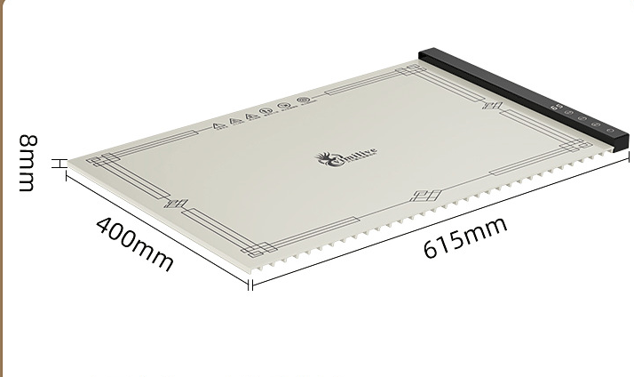 Silicone food insulation hot dish board