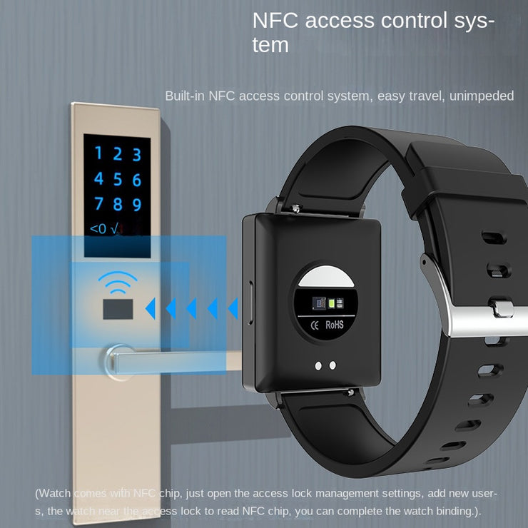 Smart Watch Heart Rate Blood Pressure Temperature Sleep Monitoring