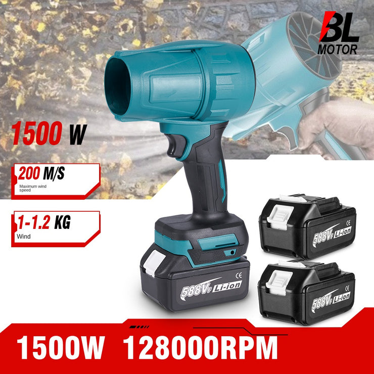 Brushless turbocharged storm blower and snow blower