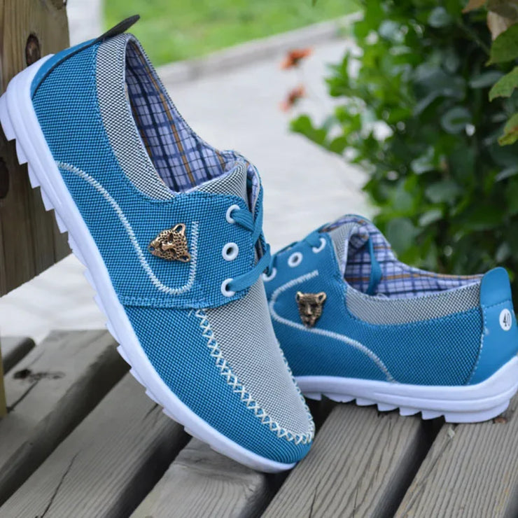 Men Casual Sneakers Flat Canvas Shoes for Men