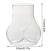 creative Butt Drinking Glass  Borosilicate Glass Transparent