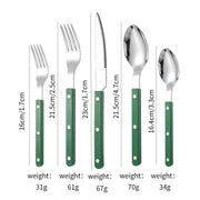French Rivet ABS Handle Hotel Western Tableware Steak Knife