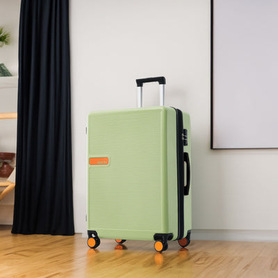 Contrast Color Hardshell Luggage 24inch Expandable Spinner Suitcase