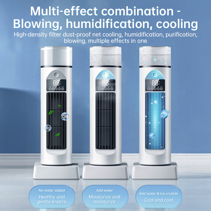 2025 NEW Portable Tower Fan – 6 Wind Speeds, Mist Bladeless,