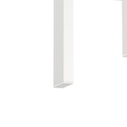 Set of 2, Modern Tempered Glass Tea Table Coffee Table End Table, Square