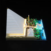 Compatible with LEGO 21058 Giza Pyramid building blocks,