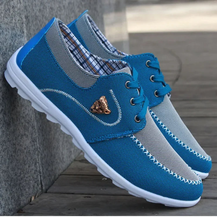 Men Casual Sneakers Flat Canvas Shoes for Men