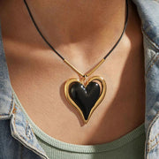 Exaggerated Large Heart Necklace Sweet and Spicy Lolita Style
