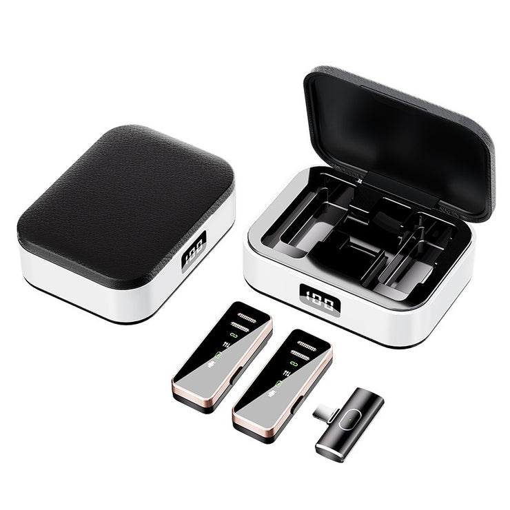 S18 wireless lavalier microphone charging
