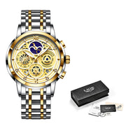 Men's Quartz Watch Skeleton