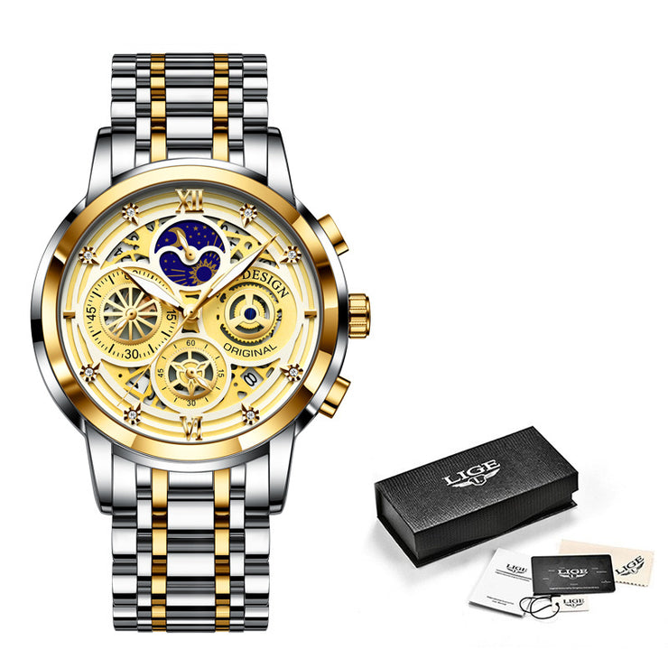 Men's Quartz Watch Skeleton