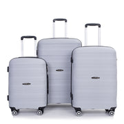 Hardshell Suitcase Spinner Wheels PP Luggage Sets Lightweight Durable