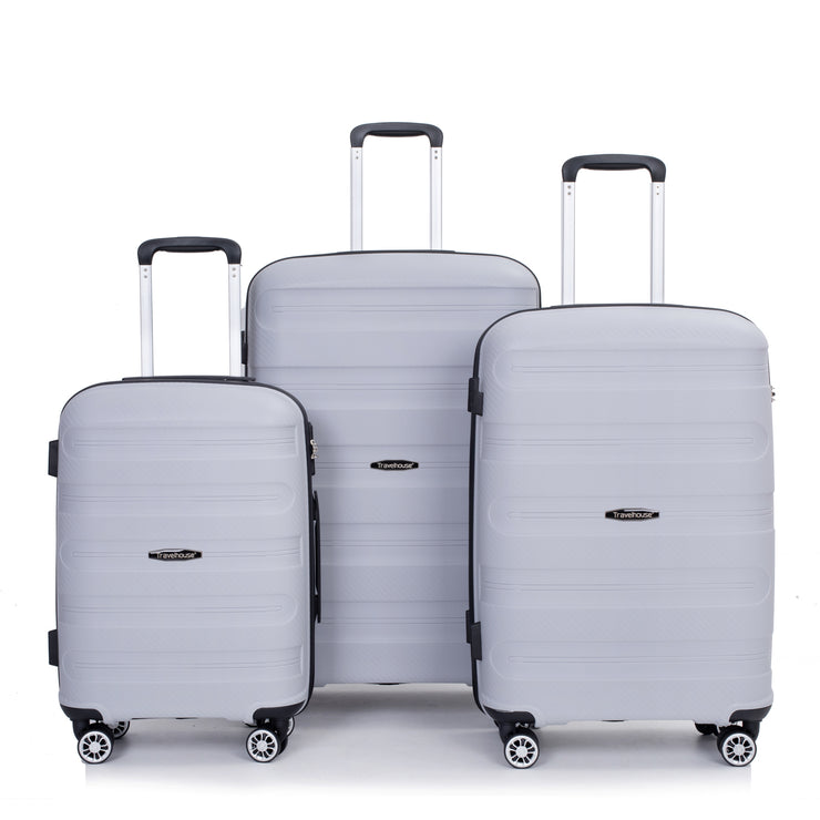 Hardshell Suitcase Spinner Wheels PP Luggage Sets Lightweight Durable