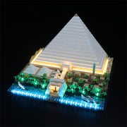 Compatible with LEGO 21058 Giza Pyramid building blocks,