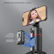 P02 Auto Face Tracking Stand 360 Rotation Phone Holder Desktop Tracking