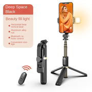 Wholesale Bluetooth Selfie Stick with Fill Light Extended