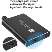 Portable headphone amplifier with high fever