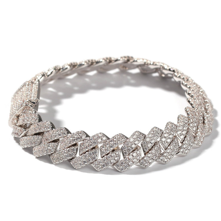 High-quality personalized rectangular Cuban bracelet Bracelet