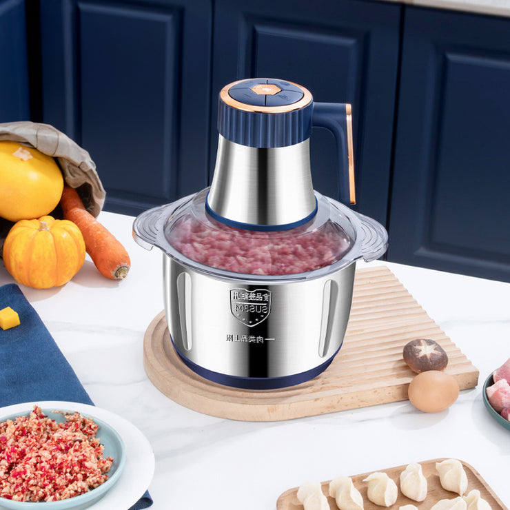 Electric Meat Grinders, 5L Food Processor, Stainless Steel Multifunctional