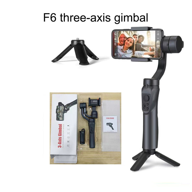 Three-axis handheld gimbal F6 stabilizer mobile phone three-axis stabilizer