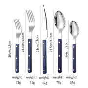 French Rivet ABS Handle Hotel Western Tableware Steak Knife