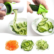 Portable Vegetable Slicer Handheld Spiralizer Peeler