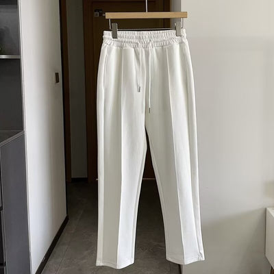 Thin micro flared pants for men's