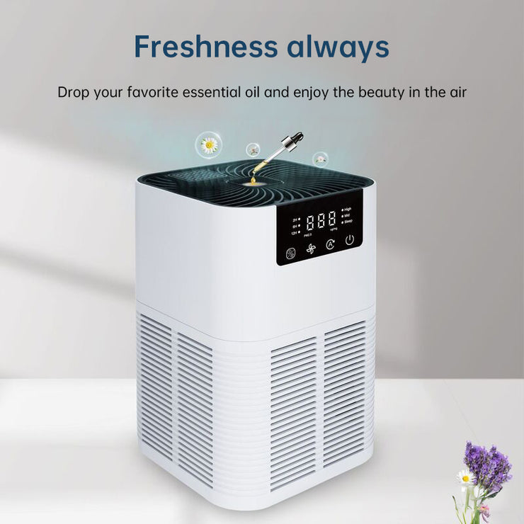 Negative ion desktop air purifier indoor formaldehyde sterilization