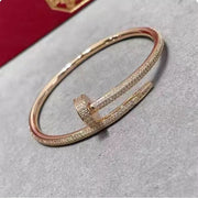 Precision Thick Plating Head and Tail Diamond Fashion Three-Circle