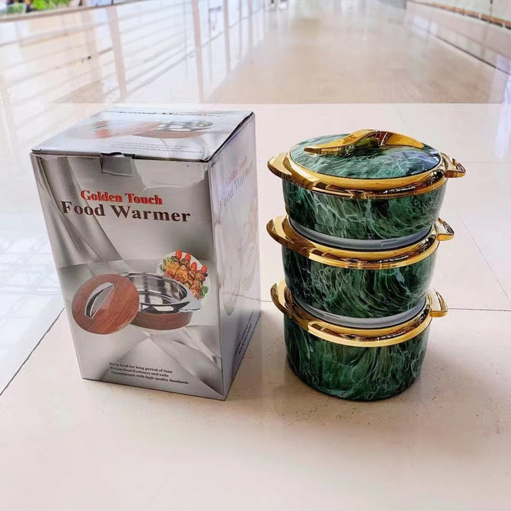 3-Piece Insulated Food Container Set (1.5L, 2L, 2.5L)