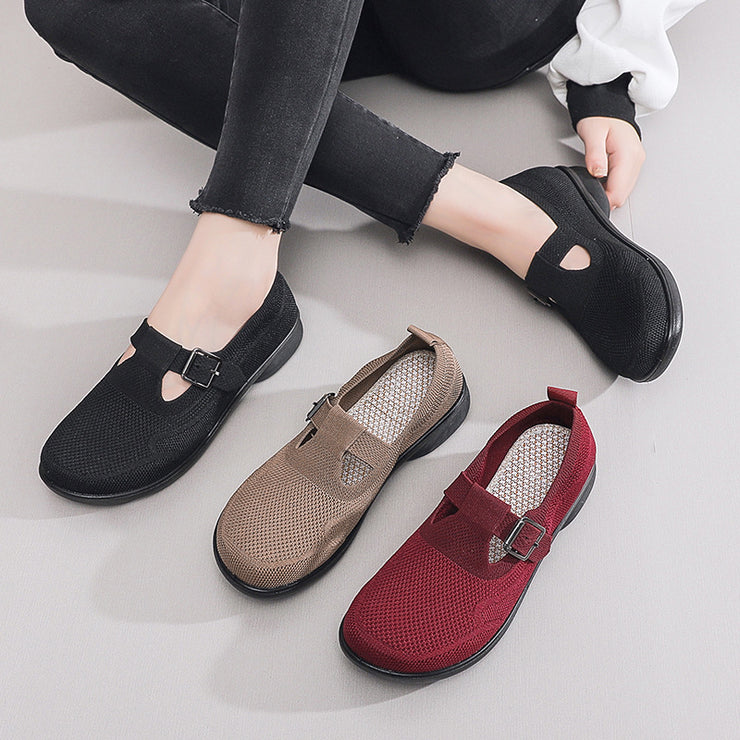 Spring  Old Beijing Cloth Shoes Breathable Middle-aged