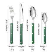 French Rivet ABS Handle Hotel Western Tableware Steak Knife