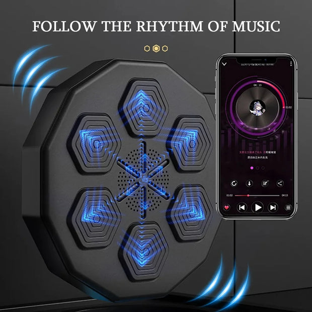 Smart Music Boxing Machine Wall Mounted Bluetooth